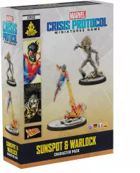 Ilustracja Marvel: Crisis Protocol - Sunspot & Warlock